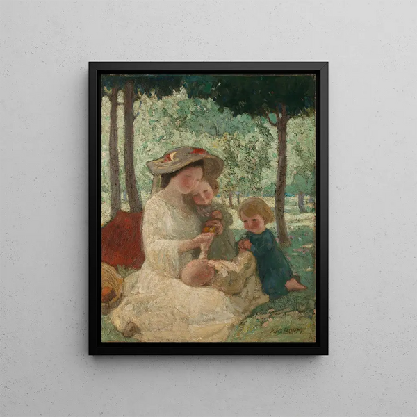 Le printemps en France - Max Bohm — framed artwork on a wall
