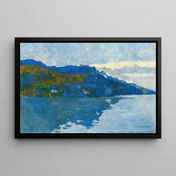 Lake of Brienz - Max Buri — framed artwork on a wall