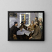 Les Politiciens du village - Max Buri — framed artwork on a wall