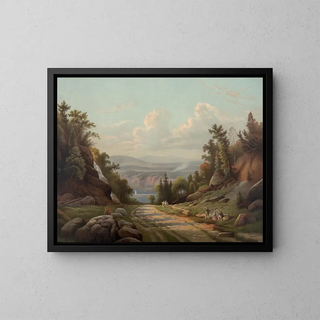 Sunday afternoon on the West Point road - Max Eglau — framed artwork on a wall