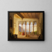 Interior Venetian painting with view of the Campanile and the Doge's Palace - Max Emanuel Ainmiller — framed artwork on a wall
