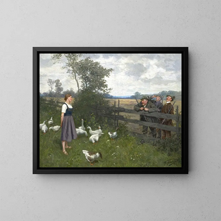 Jägerlatein - Max Flashar — framed artwork on a wall