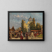 Market in Sofia - Max Friedrich Rabes — framed artwork on a wall