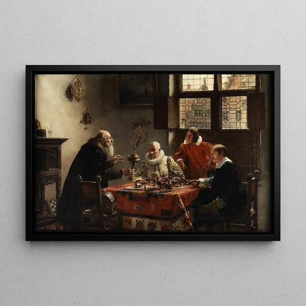 At the art dealer - Max Gaisser — framed artwork on a wall