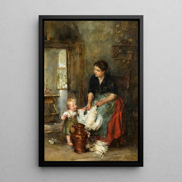 in the kitchen - Max Gaisser — framed artwork on a wall