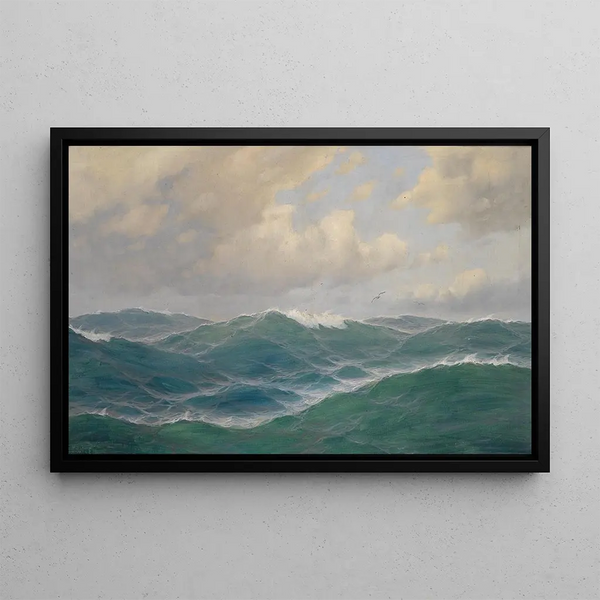in high sea - Max Jensen — framed artwork on a wall