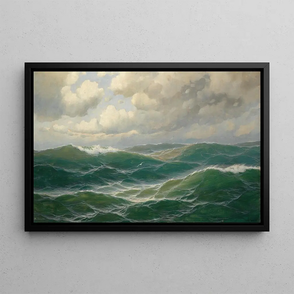 Mwen ber Meereswogen - Max Jensen — framed artwork on a wall