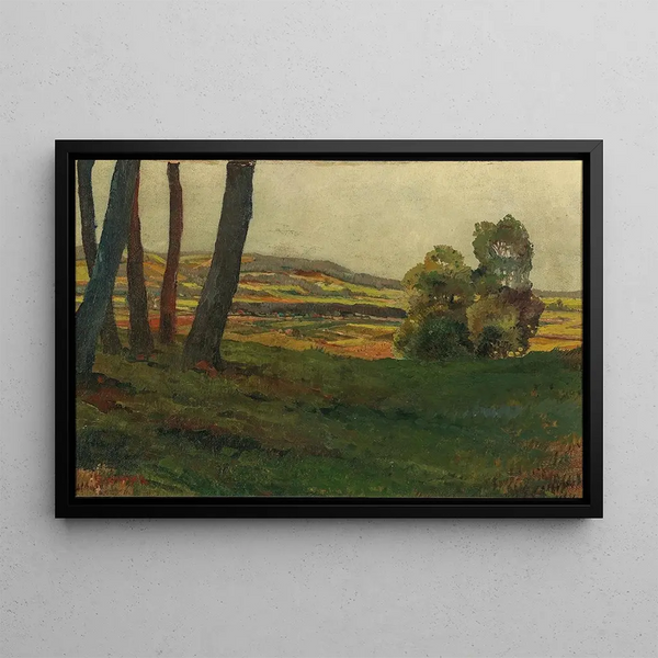 A landscape - Max Kahrer — framed artwork on a wall
