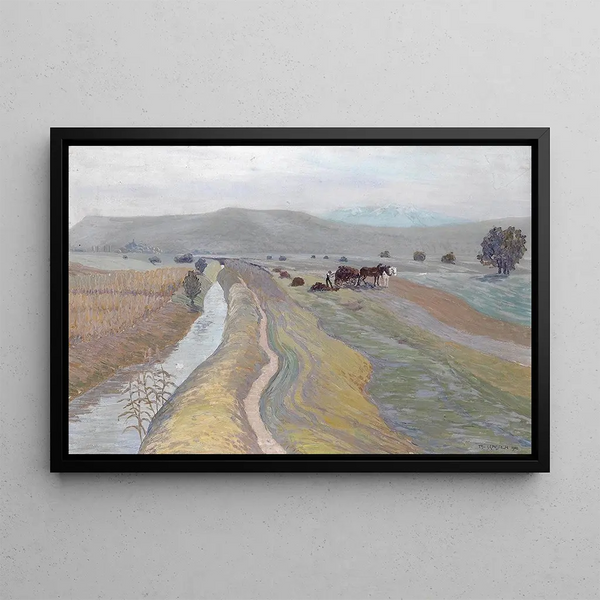 in the field - Max Kahrer — framed artwork on a wall