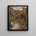 Le Lassinggraben - Max Kahrer — framed artwork on a wall
