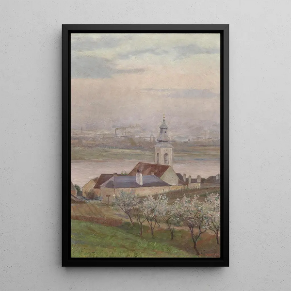 Kahlenberger Dörfl - Max Kahrer — framed artwork on a wall