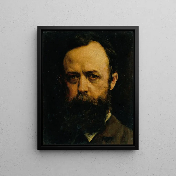 Portrait of a Gentleman - Max Klinger — framed artwork on a wall
