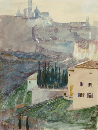 Max Klinger - View of Siena.webp