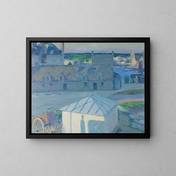 The port of Concarneau - Max Kurzweil — framed artwork on a wall