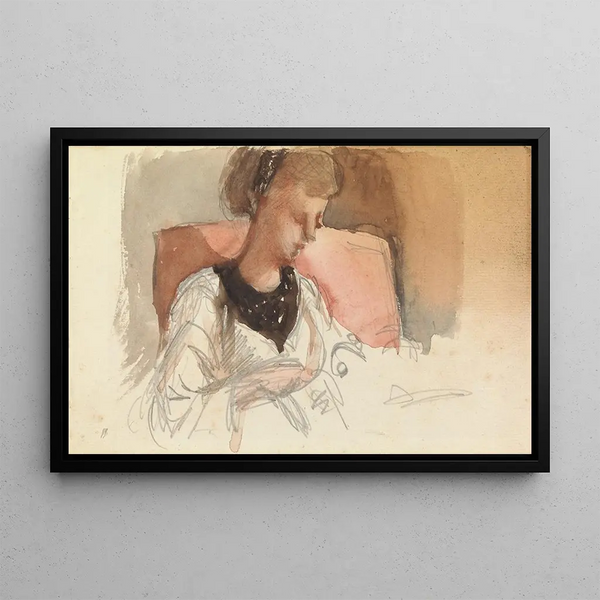 The Cushion - Max Kurzweil — framed artwork on a wall