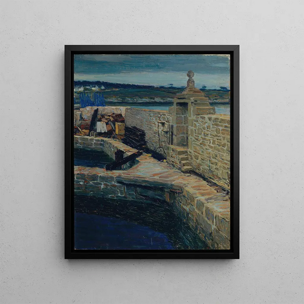 L'étang de Concarneau - Max Kurzweil — framed artwork on a wall