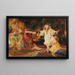 Girls dancing - Max Lewis — framed artwork on a wall