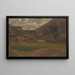 Forest Farm Painting - Max Lieber — framed artwork on a wall