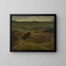 Forest Landscape Painting - Max Lieber — framed artwork on a wall