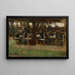 At Etzenhausen, garden-restaurant - Max Liebermann — framed artwork on a wall