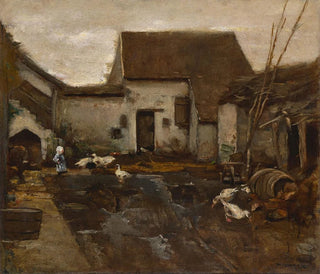 Farm in Barbizon - Max Liebermann — artwork view