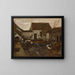 Farm in Barbizon - Max Liebermann — framed artwork on a wall