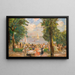 Garden of Beer near Wannsee - Max Liebermann — framed artwork on a wall
