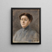 Portrait of actress Else Lehmann - Max Liebermann — framed artwork on a wall
