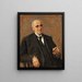 Portrait of the textile manufacturer Carl Lewin - Max Liebermann — framed artwork on a wall