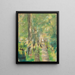 Allée de bouleaux dans le jardin de Wannsee - Max Liebermann — framed artwork on a wall