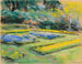 Terrasse de fleurs dans le jardin du Wannsee vers le nord-ouest - Max Liebermann — artwork view