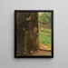 Woman with Child under the Tree - Max Liebermann — framed artwork on a wall