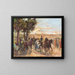 Promenade sur le Monte Pincio à Rome - Max Liebermann — framed artwork on a wall