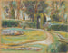 The roundabout in the hedge garden - Max Liebermann — artwork view