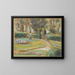The roundabout in the hedge garden - Max Liebermann — framed artwork on a wall