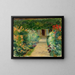 The vegetable garden at Wannsee facing east - Max Liebermann — framed artwork on a wall