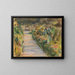 The vegetable garden at Wannsee facing southeast - Max Liebermann — framed artwork on a wall