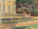 La terrasse de fleurs dans le jardin du Wannsee vers le nord-ouest - Max Liebermann — artwork view
