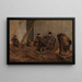 The Basket Weaver - Max Liebermann — framed artwork on a wall