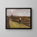 Les repreneuses de filets - Max Liebermann — framed artwork on a wall