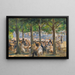 Garden-restaurant near the Havel under the trees - Max Liebermann — framed artwork on a wall