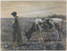 Girl with a Cow - Max Liebermann — artwork view