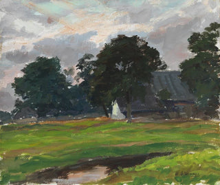 Dutch peasant house painting - Max Liebermann — artwork view