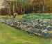 Man in the cabbage field at Wannsee Garden - Max Liebermann — artwork view