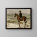 Cavaliers sur la plage - Max Liebermann — framed artwork on a wall