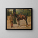 Cavalier with Horse - Max Liebermann — framed artwork on a wall