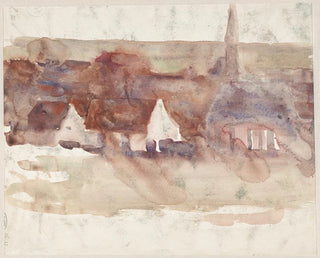 Sketch of an urban landscape - Max Liebermann — artwork view