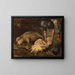 Living room of the suckling pig - Max Liebermann — framed artwork on a wall