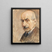 Self-portrait - Max Liebermann — framed artwork on a wall
