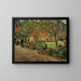 Garden of the Hospital in Edam - Max Liebermann — framed artwork on a wall